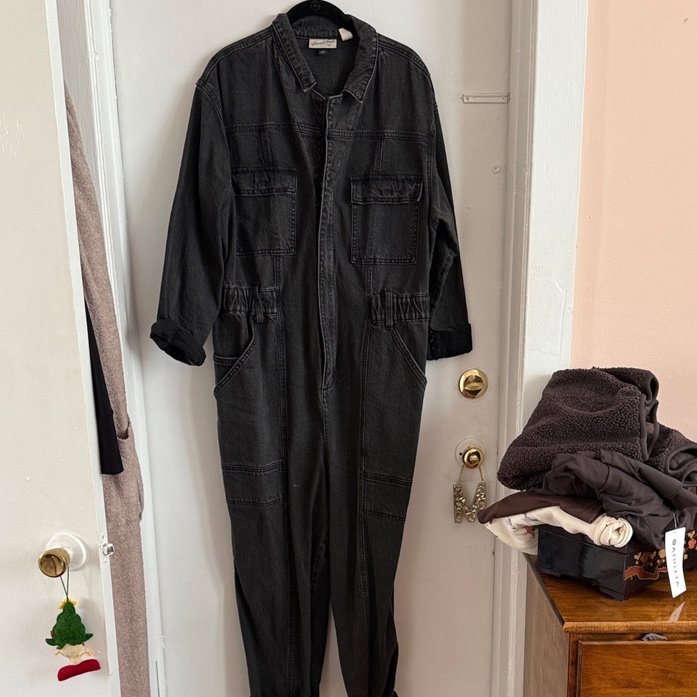 Universal Thread Blackwash Denim Jumpsuit